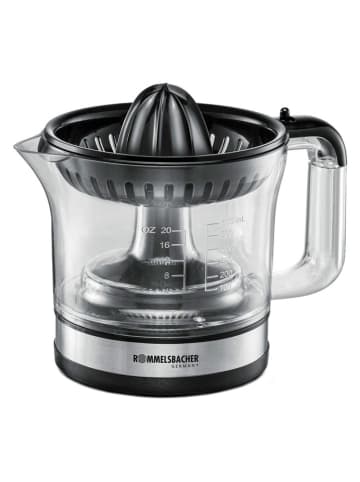 Rommelsbacher Zitruspresse ''ZP 50'' in Schwarz/ Silber