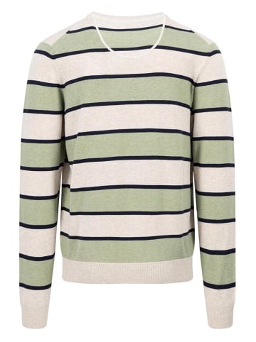 FYNCH-HATTON Pullover in Creme/ Grün
