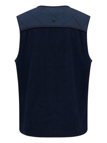 FYNCH-HATTON Fleece bodywarmer donkerblauw