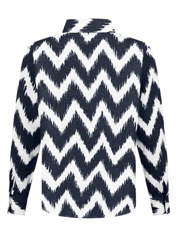 FYNCH-HATTON Lniana bluzka w kolorze granatowym