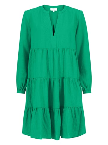 FYNCH-HATTON Linnen jurk groen