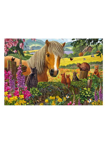 Schmidt Spiele 150tlg. Puzzle "Süßer Besuch auf der Pferdekoppel" - ab 7 Jahren