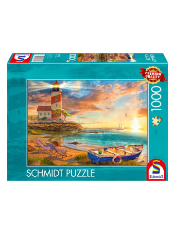 Schmidt Spiele 1.000tlg. Puzzle "Sonnenuntergang in der Leuchtturm-Bucht" - ab 12 Jahren