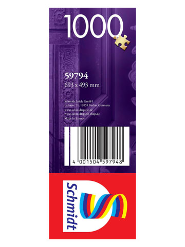 Schmidt Spiele 1000tlg. Puzzle "Gartenhausglück in den Weinbergen"