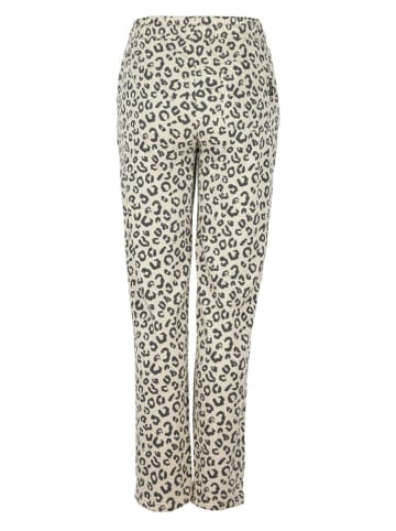 Roadsign Spodnie dresowe w kolorze szaro-kremowym