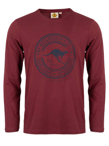 Roadsign Longsleeve in Rot