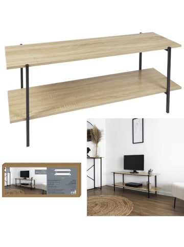 Ethnical Life TV-Regal in Beige/ Schwarz - (B)115 x (H)45 x (T)35 cm