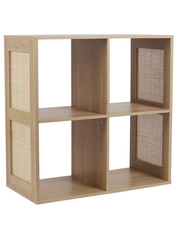 Ethnical Life Standregal in Hellbraun - (B)66 x (H)66 x (T)32 cm