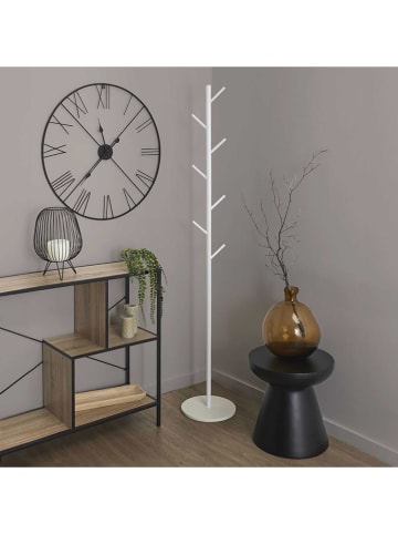 THE HOME DECO FACTORY Wieszak w kolorze białym na ubrania - 27 x 173 x 27 cm