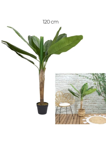 Ethnical Life Kunstpflanze in Grün - (H)120 x Ø 40 cm