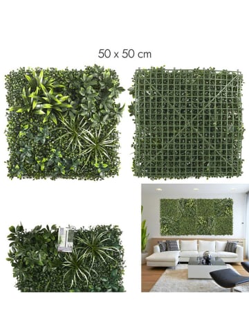 Garden Spirit Kunstplantpaneel groen - (L)50 x (B)50 cm