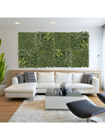 Garden Spirit Kunstplantpaneel groen - (L)50 x (B)50 cm