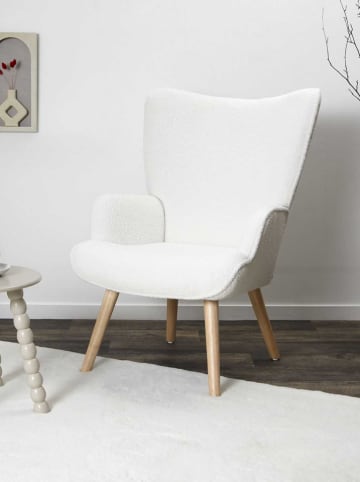 THE HOME DECO FACTORY Sessel in Weiß - (B)68 x (H)96 x (T)75 cm