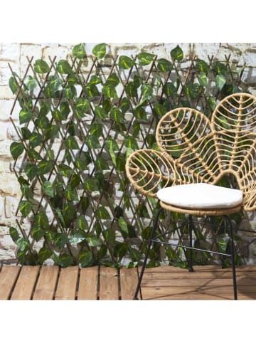 Ethnical Life Kunstlaub-Sichtschutzwand in Grün - (L)90 x (B)180 cm