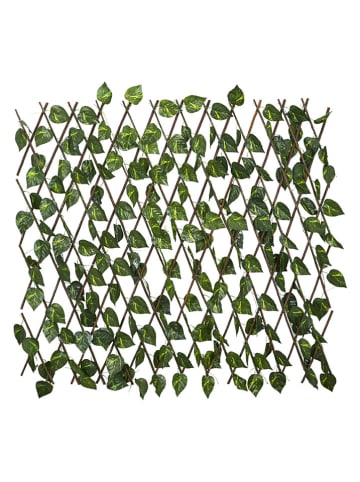 Ethnical Life Kunstbladeren privacyscherm groen - (L)90 x (B)180 cm