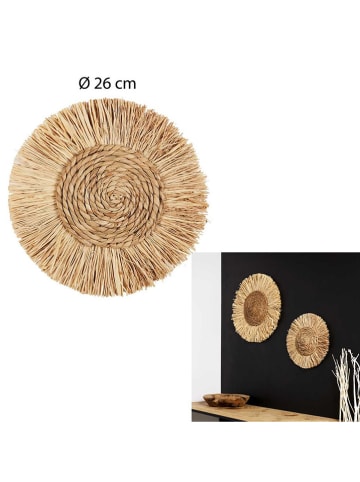 Ethnical Life Dekoracja ścienna w kolorze brązowym - Ø 26 cm