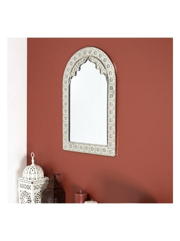 Ethnical Life Wandspiegel in Silber - (B)37 x (H)56 cm
