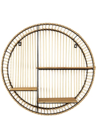 THE HOME DECO FACTORY Wandmeubel naturel - Ø 53 cm