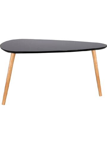 Ethnical Life 2-delige set: bijzettafels zwart/naturel