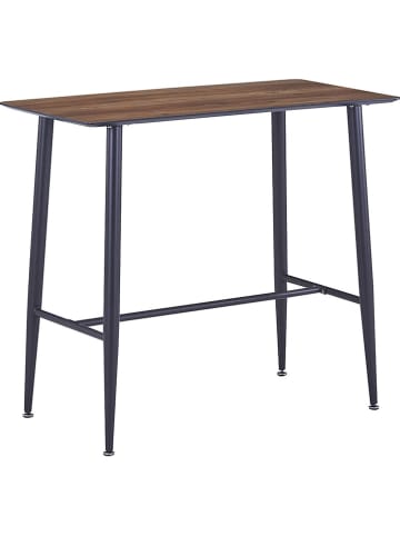 Ethnical Life Esstisch in Schwarz/ Natur - (B)102 x (H)115 x (T)60 cm