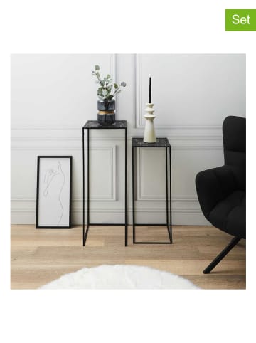 Ethnical Life Zweisatztisch in Schwarz