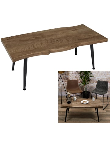 Ethnical Life Esstisch "Forest" in Natur - (B)100 x (H)75 x (T)75,5 cm