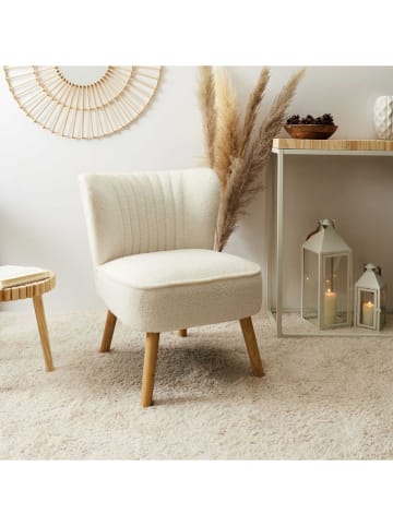 Ethnical Life Fotel w kolorze białym - 70 x 72 x 59 cm