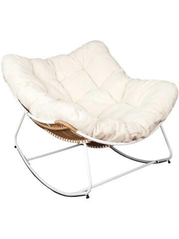 Ethnical Life Fauteuil wit - (B)75 x (H)96 x (D)11 cm