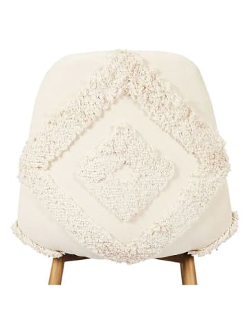 Ethnical Life Eetkamerstoel "Faro" crème - (H)86 x (D)50 cm