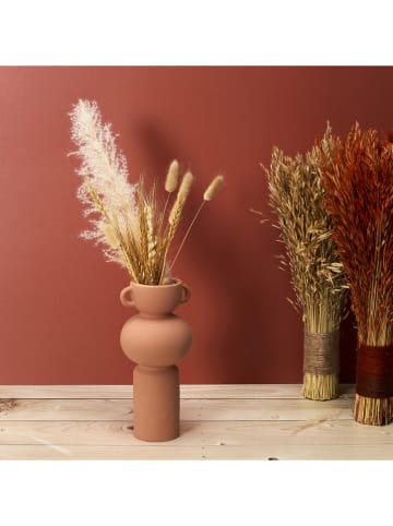 Ethnical Life Vase in Terrakotta - (B)11,5 x (H)25 x (T)11,5 cm