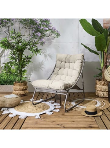 Garden Spirit Gartensessel ''Dolce Vita'' in Beige/ Creme - (B)68 x (H)85,5 x (T)88 cm