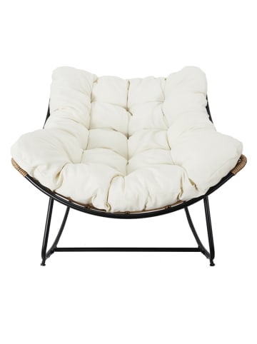 Garden Spirit Loungesessel "Tulum" in Creme - (B)96 x (H)73 x (T)114 cm