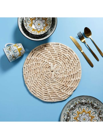 every ware 4-delige set: placemats naturel - Ø 34 cm
