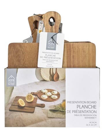 Ethnical Life Deska w kolorze brązowym do krojenia - 26 x 20 cm (produkt niespodzianka)