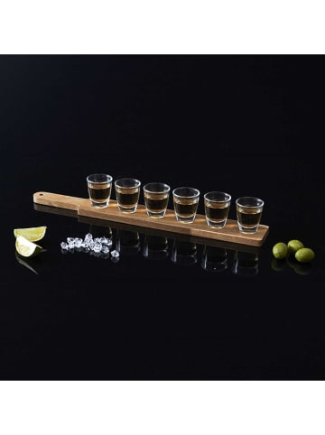 COOK CONCEPT 7tlg, Servierset in Transparent/ Natur