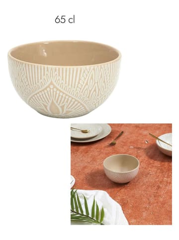 every ware 6er-Set: Schalen in Creme/ Beige - Ø 13,8 cm