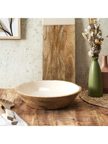 Ethnical Life Schüssel in Braun/ Beige - Ø 33 cm