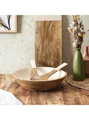 Ethnical Life Schüssel in Braun/ Beige - Ø 33 cm
