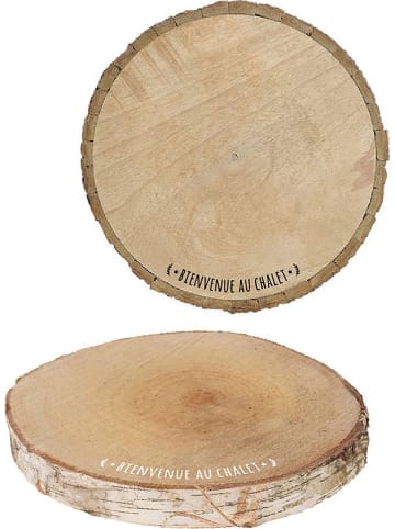 Ethnical Life Onderzetter naturel - (H)1,5 x Ø 30 cm (verrassingsproduct)