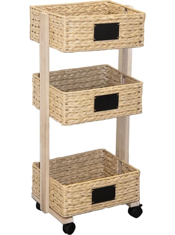 Ethnical Life Regał w kolorze jasnobrązowym - 36,5 x 79 x 27 cm