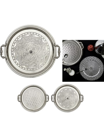 Ethnical Life Taca w kolorze srebrnym - Ø 42 cm - (produkt niespodzianka)