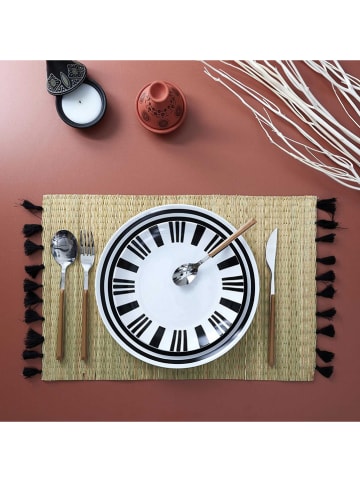 Ethnical Life 16tlg. Besteckset in Silber/ Hellbraun