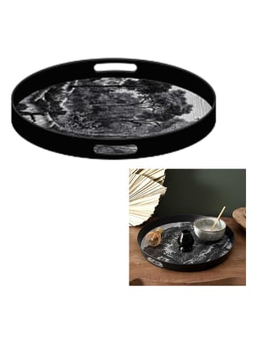 Ethnical Life Taca "Black Forest" w kolorze czarnym - Ø 38 cm