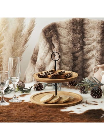 Make a Wish Etażerka w kolorze brązowym - wys. 20 cm