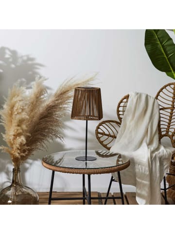 Ethnical Life Ledsolarlamp zwart/beige - (H)40 x Ø 19 cm