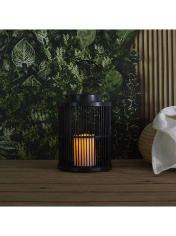 Ethnical Life LED-Solarleuchte in Schwarz - (H)25 x Ø 18 cm