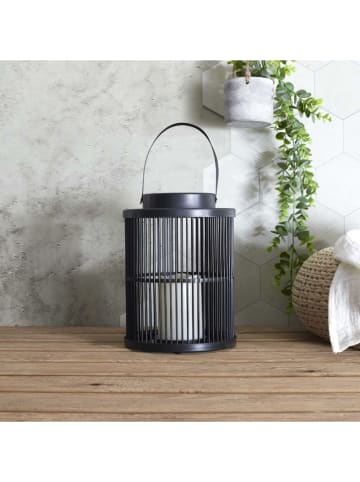 Ethnical Life Solarna lampa LED w kolorze czarnym - wys. 25 x Ø 18 cm