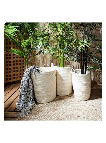 Ethnical Life Kosz w kolorze jasnobrązowym - wys. 40 x Ø 36 cm