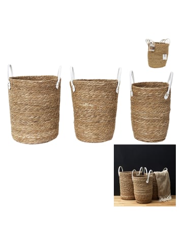 Ethnical Life Aufbewahrungskorb in Natur - (H)40 x Ø 36 cm
