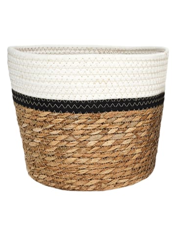 Ethnical Life 3-delige set: opbergmanden naturel/wit